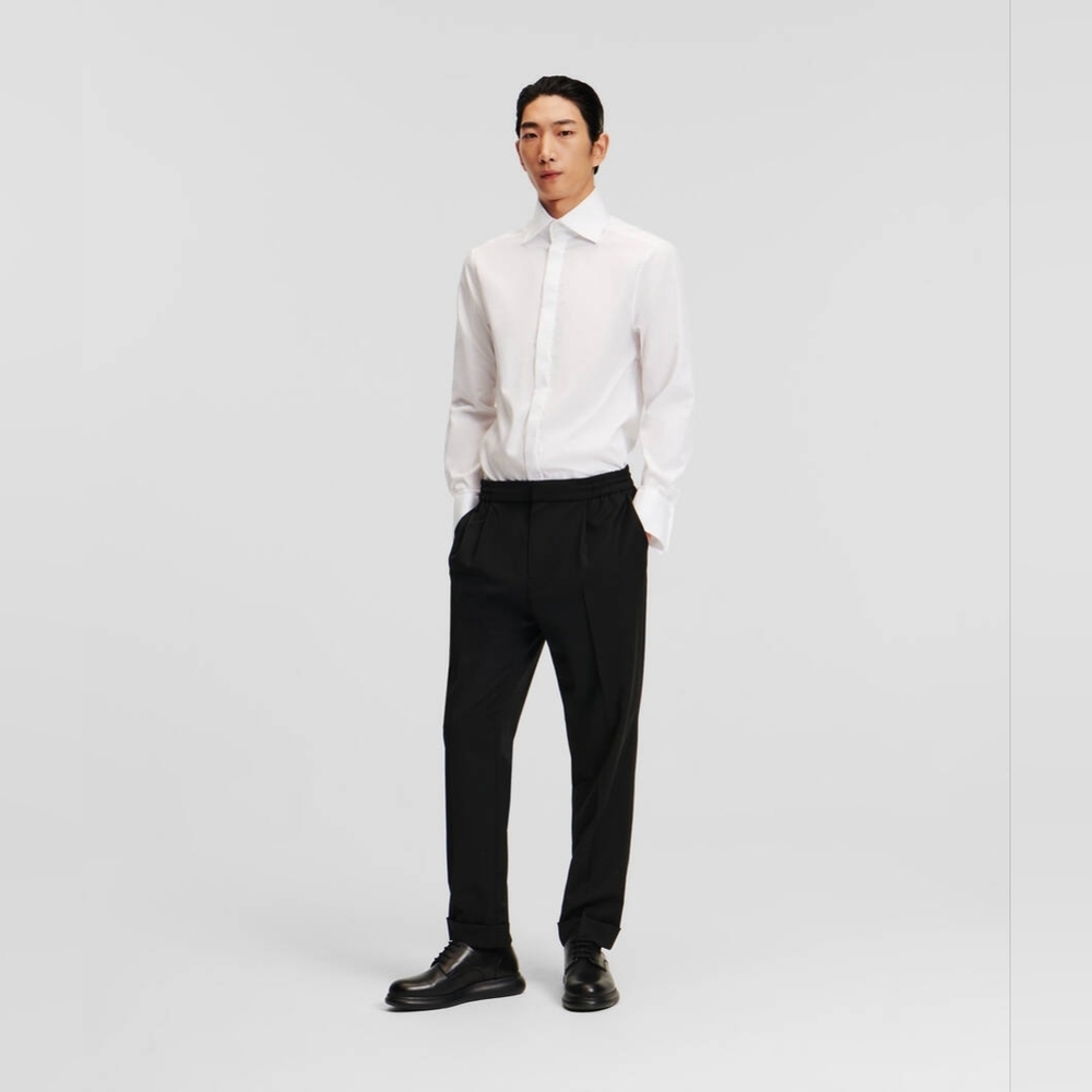 Classic White Men's Shirt